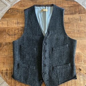 Jcrew MOON Herringbone Wool Vest Men’s S